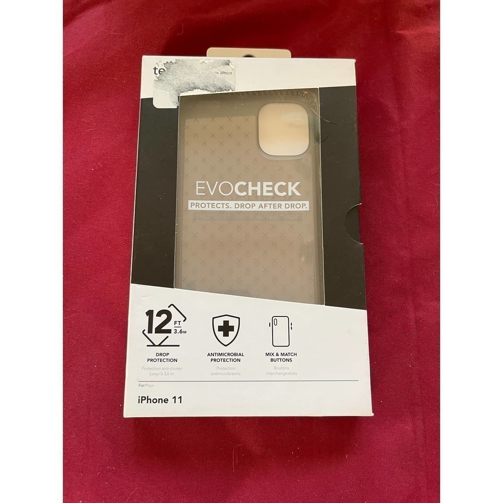 TECH21 Evo Check Super Slim Non-Slip Case for iPhone 11 6.1" - Mix&Match Buttons